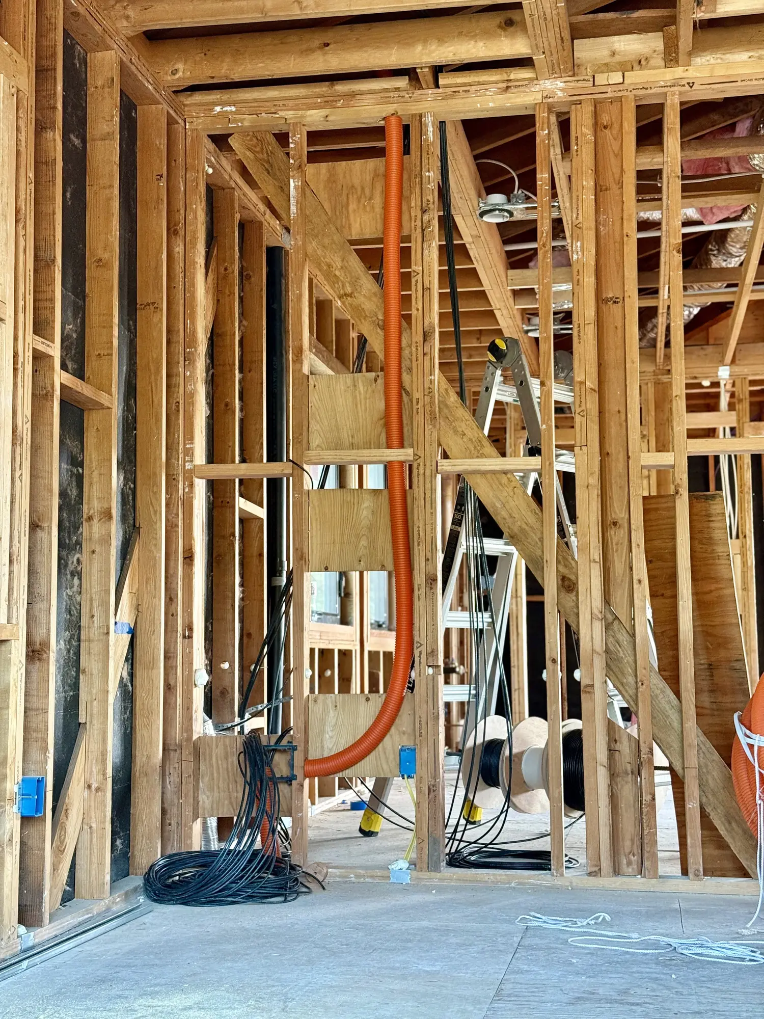 Innerduct running to a low-voltage box